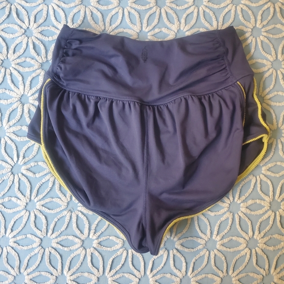 Free People Movement Havana Deep Plum High Waisted Shorts - Picture 4 of 6
